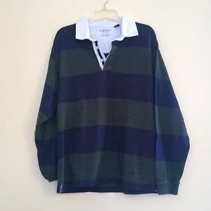 IZOD Retro Varsity men's Y2K rugby shirt L